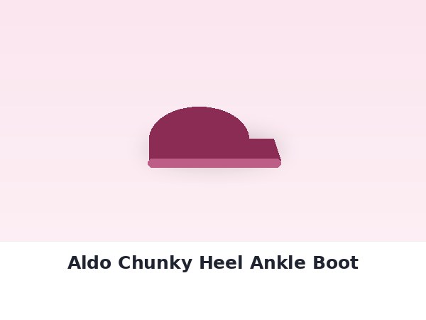 Aldo Chunky Heel Ankle Boot