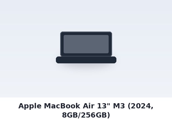 Apple MacBook Air 13" M3 (2024, 8GB/256GB)