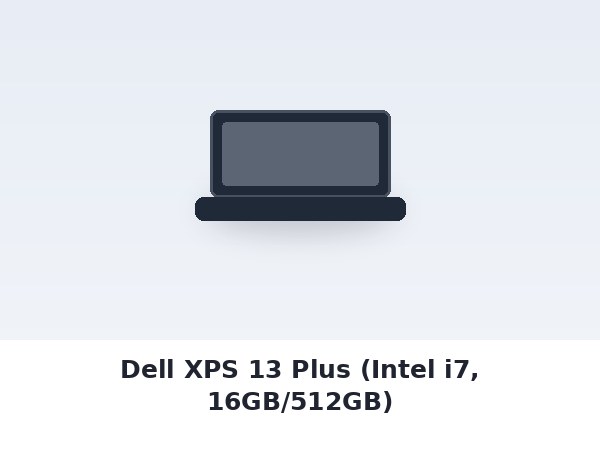 Dell XPS 13 Plus (Intel i7, 16GB/512GB)