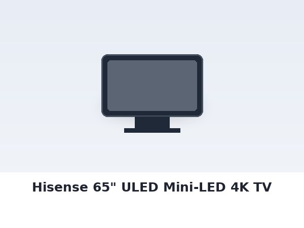 Hisense 65" ULED Mini-LED 4K TV