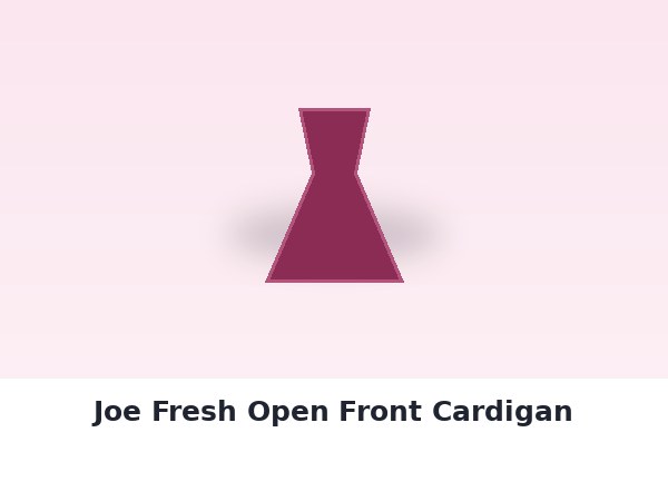 Joe Fresh Open Front Cardigan