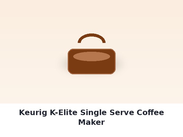 Keurig K-Elite Single Serve Coffee Maker