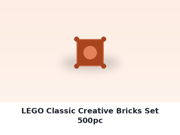 LEGO Classic Creative Bricks Set 500pc
