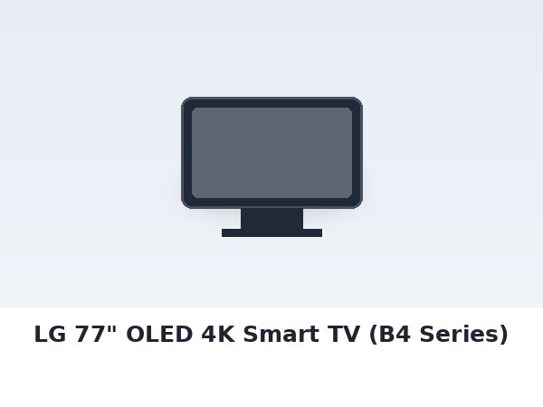 LG 77" OLED 4K Smart TV (B4 Series)