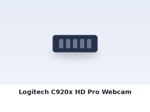 Logitech C920x HD Pro Webcam