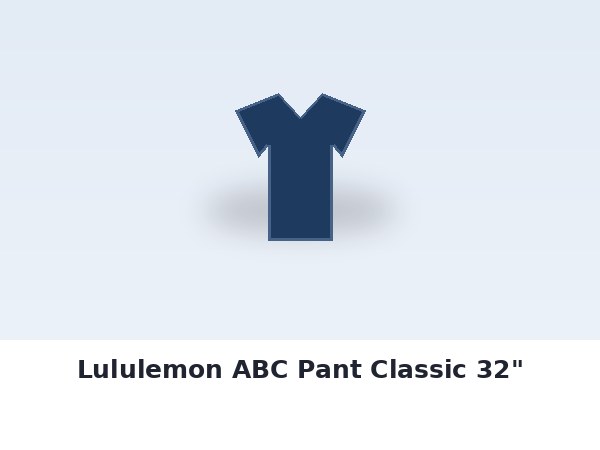 Lululemon ABC Pant Classic 32"