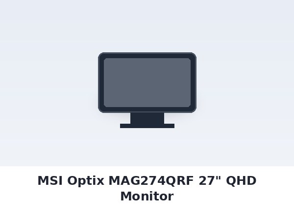 MSI Optix MAG274QRF 27" QHD Monitor