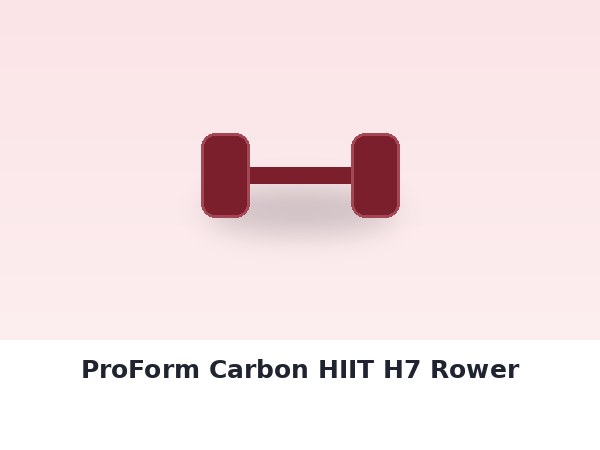 ProForm Carbon HIIT H7 Rower