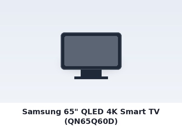 Samsung 65" QLED 4K Smart TV (QN65Q60D)