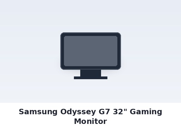 Samsung Odyssey G7 32" Gaming Monitor