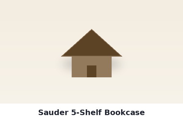 Sauder 5-Shelf Bookcase