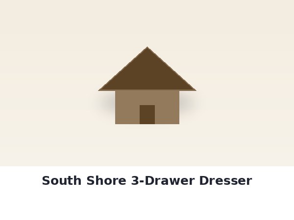 South Shore 3-Drawer Dresser