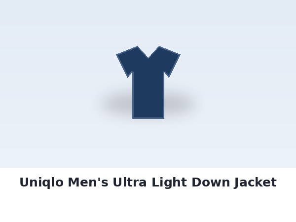 Uniqlo Men's Ultra Light Down Jacket