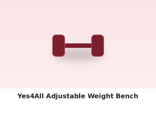 Yes4All Adjustable Weight Bench